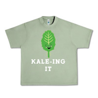 Oil Green kaleing it kale art for vegans vegetarians Urban Heavy Tee - Craftify