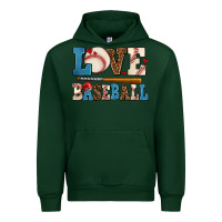 Foreset Green love baseball Urban Hoodie - AdoDesignShop