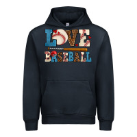 Navy love baseball Urban Hoodie - AdoDesignShop