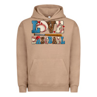 Pigment Burro love baseball Urban Hoodie - AdoDesignShop