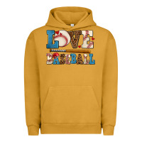Pigment Peanut Butter love baseball Urban Hoodie - AdoDesignShop