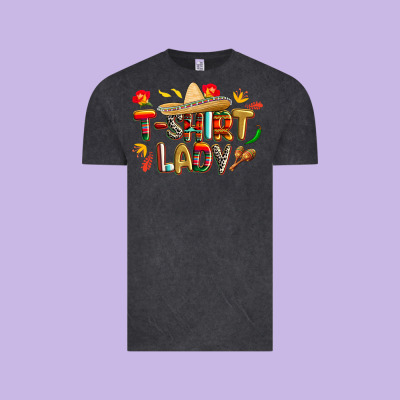 Cinco De Mayo Lady Vintage Tee Designed By Cowgirlartshop