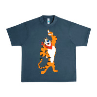 Midnight Navy Frosted Flakes Tony The Tiger T Shirt Urban Heavy Tee - Craftify