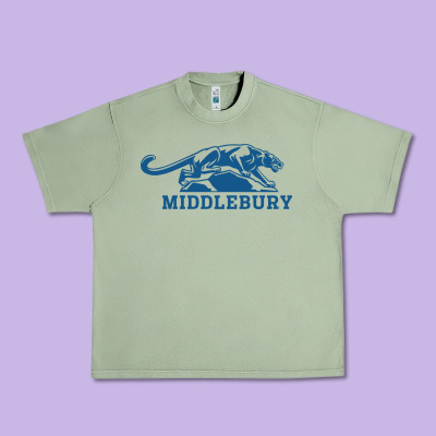 Middlebury Panthers Urban Heavy Tee Designed By Craftify