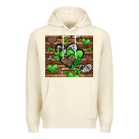 Sandshell st patricks day hearts Premium Hoodie - Jasminsmagicworld
