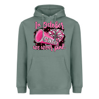 Sage in october we wear pink cheer Heavyweight Hoodie - BarkalooDesign