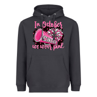 Smoke in october we wear pink cheer Heavyweight Hoodie - BarkalooDesign