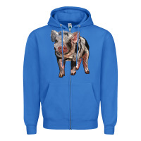 True Royal Baby Spotted Pig Zipper Hoodie - LillyAllenDesigns