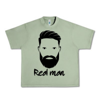 Oil Green Real Man Urban Heavy Tee - Craftify