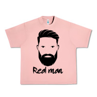 Salmon Real Man Urban Heavy Tee - Craftify