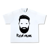 White Real Man Urban Heavy Tee - Craftify