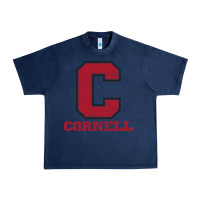 Navy cornell big red Urban Heavy Tee - Craftify