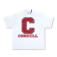 White cornell big red Urban Heavy Tee - Craftify