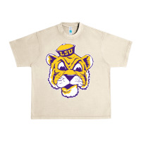 Sandshell Vintage Louisiana State Tiger Mascot Urban Heavy Tee - Craftify