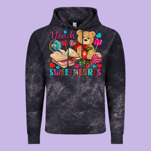I Teach Sweethearts Valentine's Day Vintage Hoodie Designed By Howdyjamesfarm