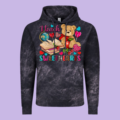 I Teach Sweethearts Valentine's Day Vintage Hoodie Designed By Howdyjamesfarm