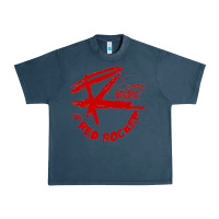 Midnight Navy red rocker music Urban Heavy Tee - Craftify