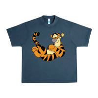Midnight Navy tigger Urban Heavy Tee - Craftify