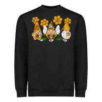 Black Honey Gnome Heavyweight Sweatshirt - CowhideDigitalArt