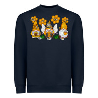 Navy Honey Gnome Heavyweight Sweatshirt - CowhideDigitalArt