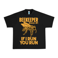 Black bee beekeeper if i run you run bumble bee humour 449 hive beekeeping Urban Heavy Tee - Craftify
