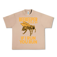 Burro bee beekeeper if i run you run bumble bee humour 449 hive beekeeping Urban Heavy Tee - Craftify