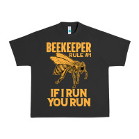 Pigment Black bee beekeeper if i run you run bumble bee humour 449 hive beekeeping Urban Heavy Tee - Craftify