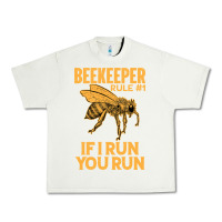 Pistachio bee beekeeper if i run you run bumble bee humour 449 hive beekeeping Urban Heavy Tee - Craftify