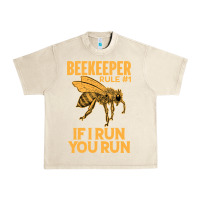 Sandshell bee beekeeper if i run you run bumble bee humour 449 hive beekeeping Urban Heavy Tee - Craftify