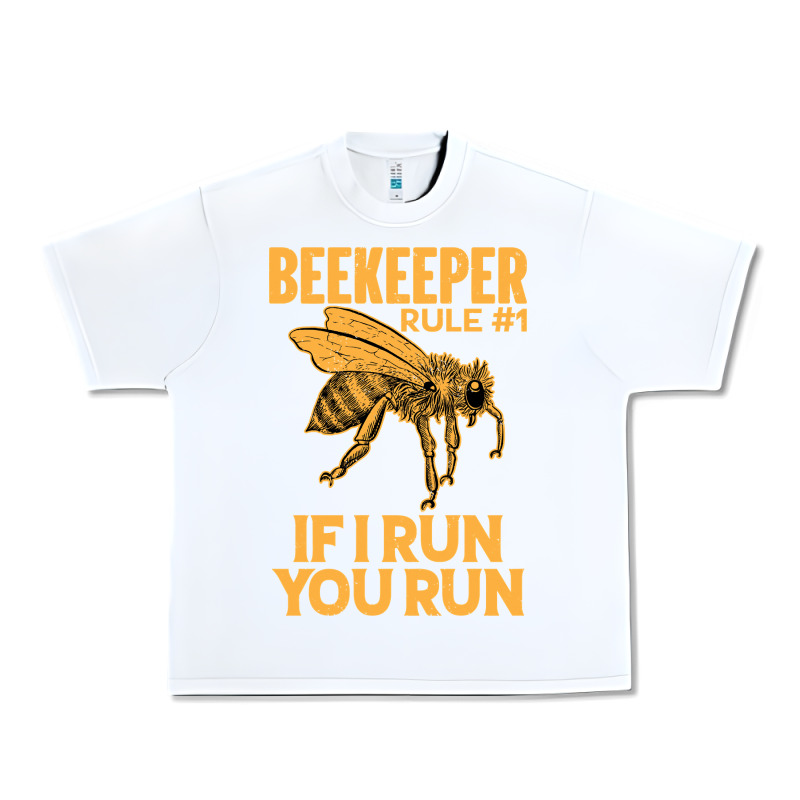 Bee Beekeeper If I Run You Run Bumble Bee Humour 449 Hive Beekeeping Urban Heavy Tee by Craftify | Teevron