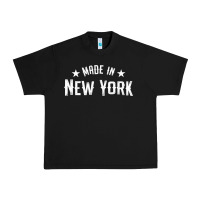 Black Made In New York NY City NYC New Yorker My Home State Pride Premium T- Urban Heavy Tee - Craftify