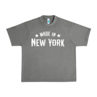 Tornado Made In New York NY City NYC New Yorker My Home State Pride Premium T- Urban Heavy Tee - Craftify