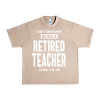French Oak Retired Teacher Urban Heavy Tee - Craftify