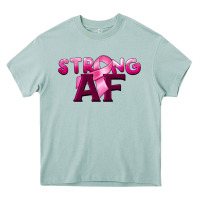 Arona strong af breast cancer Heavy Core Tee - BarkalooDesign