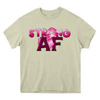 Mossy strong af breast cancer Heavy Core Tee - BarkalooDesign