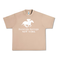 Burro Saratoga Springs New York Horse Racing Jockey Urban Heavy Tee - Craftify