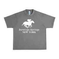 Tornado Saratoga Springs New York Horse Racing Jockey Urban Heavy Tee - Craftify
