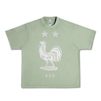 Oil Green FFF Two Stars Urban Heavy Tee - Craftify