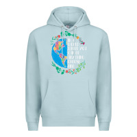 Blue Mist Autism Awareness Kindness Puzzle Earth Premium Hoodie - CowhideDigitalArt