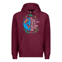 Burgundy Autism Awareness Kindness Puzzle Earth Premium Hoodie - CowhideDigitalArt