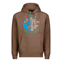 Chestnut Autism Awareness Kindness Puzzle Earth Premium Hoodie - CowhideDigitalArt