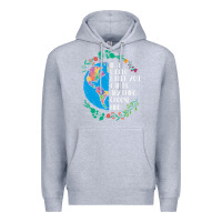 Heather Grey Autism Awareness Kindness Puzzle Earth Premium Hoodie - CowhideDigitalArt