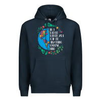 Navy Autism Awareness Kindness Puzzle Earth Premium Hoodie - CowhideDigitalArt