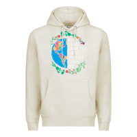 Oatmeal Heather Autism Awareness Kindness Puzzle Earth Premium Hoodie - CowhideDigitalArt