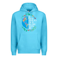 Ocean Blue Autism Awareness Kindness Puzzle Earth Premium Hoodie - CowhideDigitalArt