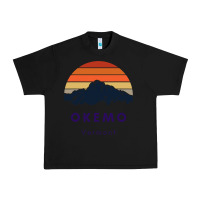 Black Okemo Vermont Skiing Snowboarding Hikers Gifts for VT Travel Urban Heavy Tee - InspiraDesign