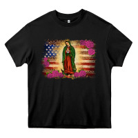 Black america our lady of guadalupe Heavy Core Tee - JahusDesignShop
