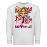 Oatmeal Heather shopping life  gnome Premium Sweatshirt - BarkalooDesign