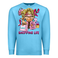 Ocean Blue shopping life  gnome Premium Sweatshirt - BarkalooDesign