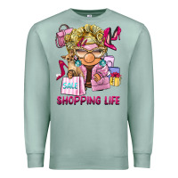 Seafoam shopping life  gnome Premium Sweatshirt - BarkalooDesign